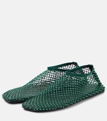 Minette crystal-embellished flats | Christopher Esber