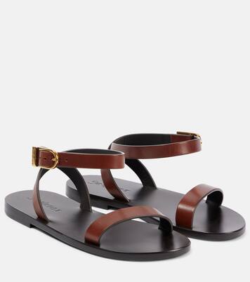 Sahara leather sandals | Saint Laurent