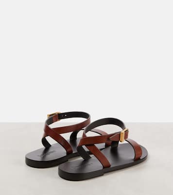 Sahara leather sandals | Saint Laurent