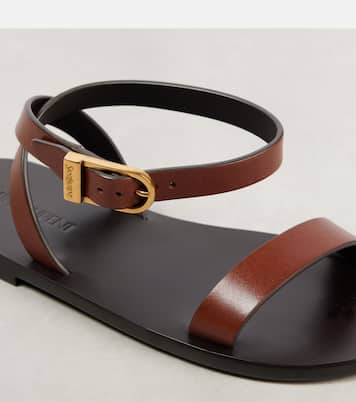Sahara leather sandals | Saint Laurent