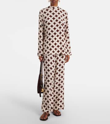 Pantalon ample Isotta imprimé | Rixo