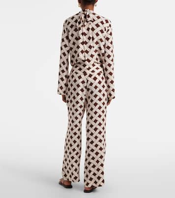 Pantalon ample Isotta imprimé | Rixo