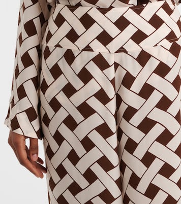 Pantalon ample Isotta imprimé | Rixo