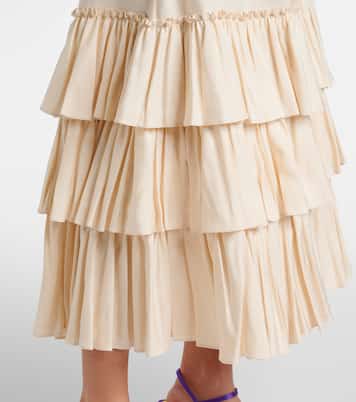 Maxirock aus Seide | Valentino