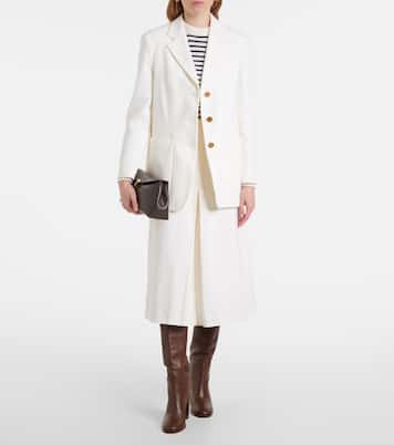 Single-breasted cotton drill jacket | Max Mara