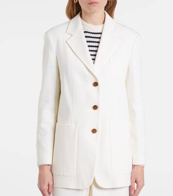 Single-breasted cotton drill jacket | Max Mara