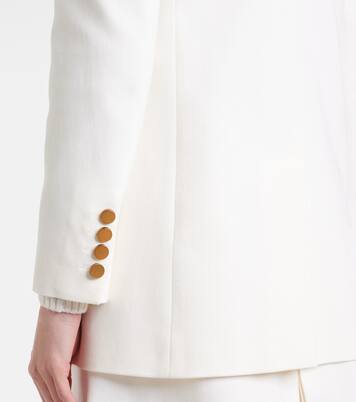 Single-breasted cotton drill jacket | Max Mara