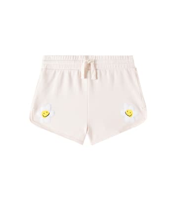 Patch-appliqué cotton jersey shorts | Stella McCartney Kids