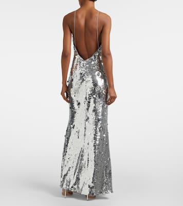 Robe longue Claudie à sequins | The New Arrivals Ilkyaz Ozel