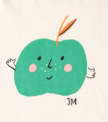 Printed cotton jersey T-shirt | Jellymallow