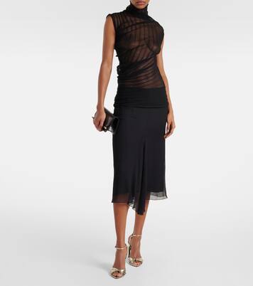 Top aus einem Baumwollgemisch | Victoria Beckham