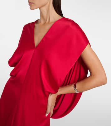 Robe longue en satin  | Stella McCartney