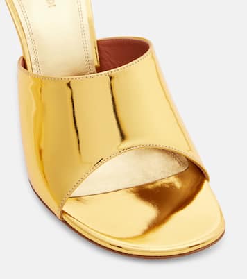 Taylor 90 leather mules | Amina Muaddi