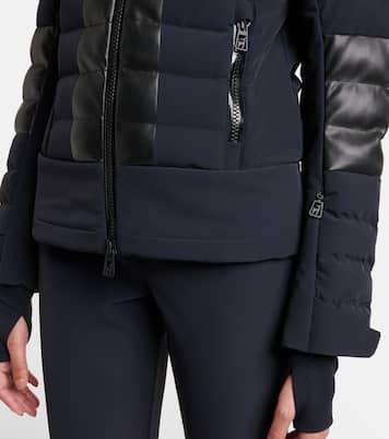 Skijacke Lisbeth mit Lederimitat | Toni Sailer