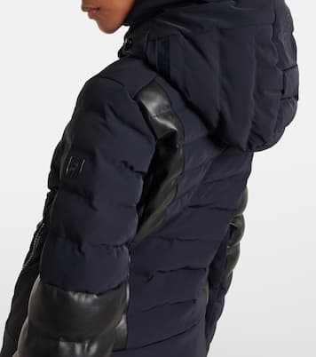 Skijacke Lisbeth mit Lederimitat | Toni Sailer