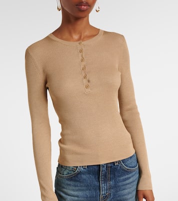 Henley-Top Kyrie aus Seide | Nili Lotan