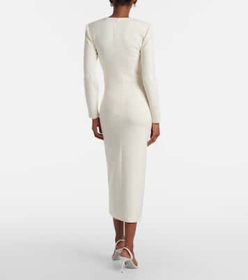 Robe midi en crêpe | Roland Mouret