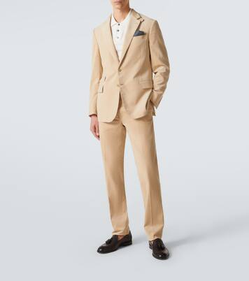 Cotton corduroy straight pants | Ralph Lauren Purple Label