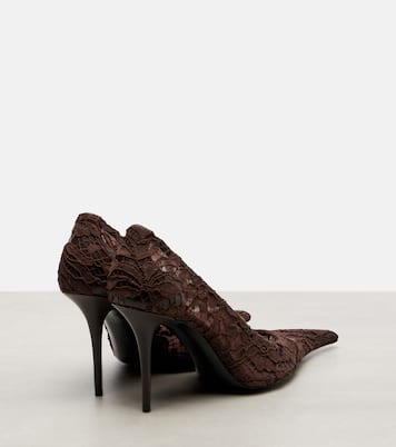 Thierry 95 tulle lace pumps | Saint Laurent