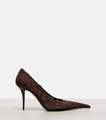 Thierry 95 tulle lace pumps | Saint Laurent