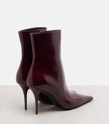 Ashley 90 leather ankle boots | Saint Laurent
