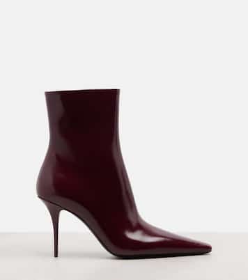 Ashley 90 leather ankle boots | Saint Laurent