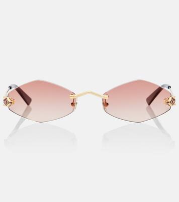 Gafas de sol ovaladas Panthère de Cartier  | Cartier Eyewear Collection