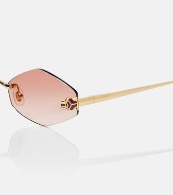 Gafas de sol ovaladas Panthère de Cartier  | Cartier Eyewear Collection