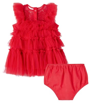 Bébé – Robe Rococo et culotte bloomer en tulle à ornements | Tutu Du Monde