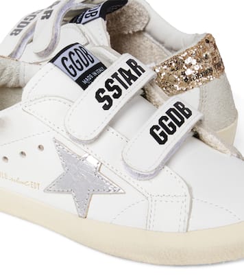Baskets Old School en cuir à sequins | Golden Goose Kids