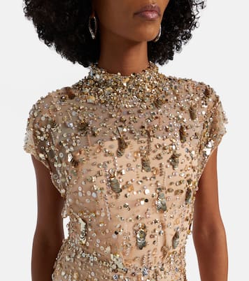 Verzierte Robe Sylvie | Jenny Packham