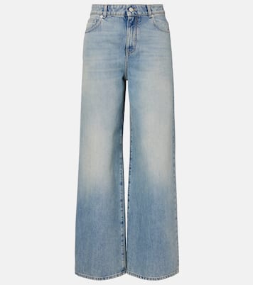 Jeans a gamba larga a vita media | McQueen
