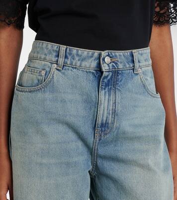 Jeans a gamba larga a vita media | McQueen