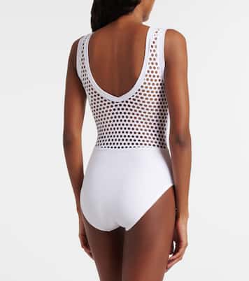 Aster open-knit swimsuit | Karla Colletto