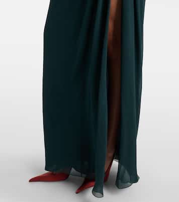 Robe aus Seidenchiffon | Saint Laurent