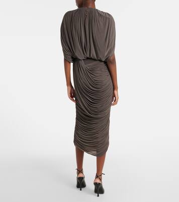 Draped jersey midi skirt | Magda Butrym