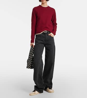 Sneakers Ball Star aus Leder mit Veloursleder | Golden Goose