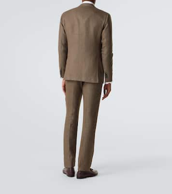 Linen, wool, and silk suit | Kiton
