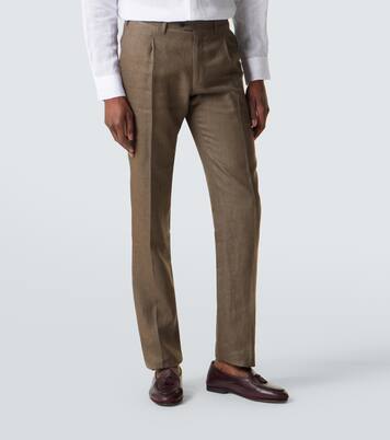 Linen, wool, and silk suit | Kiton
