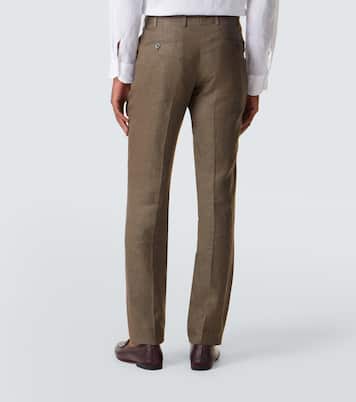 Linen, wool, and silk suit | Kiton
