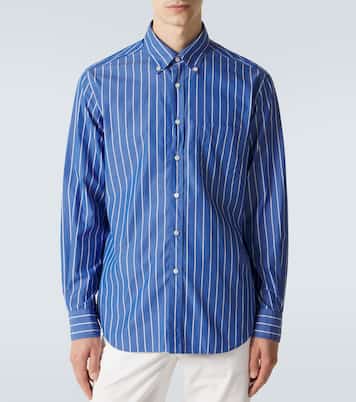 Striped cotton shirt | Slowear