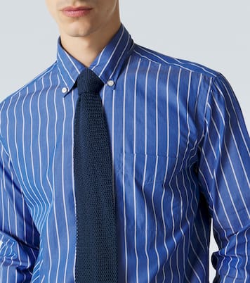 Striped cotton shirt | Slowear