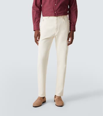 Mid-rise straight jeans | Brunello Cucinelli