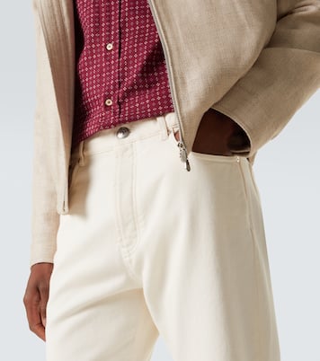 Mid-rise straight jeans | Brunello Cucinelli