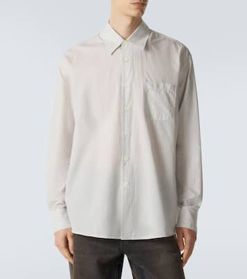 Above striped cotton-blend shirt | Our Legacy