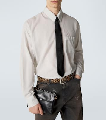 Above striped cotton-blend shirt | Our Legacy