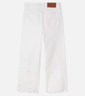 Broderie anglaise jeans | Chloé Kids