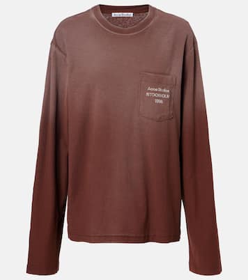 T-shirt en coton et chanvre à logo | Acne Studios