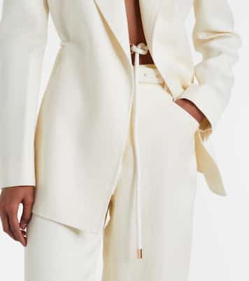 Blazer Epona de lino con cinturón | Gabriela Hearst