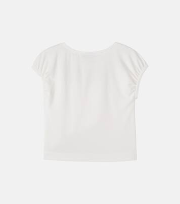 Floral jersey top | Monnalisa